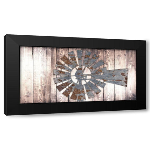 Rusty Windmill 2 Black Modern Wood Framed Art Print by Prime, Marcus