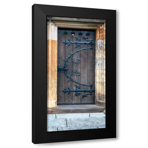 Opportunity Door 1 Black Modern Wood Framed Art Print with Double Matting by Prime, Marcus