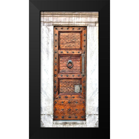 Welcoming Door Black Modern Wood Framed Art Print by Prime, Marcus
