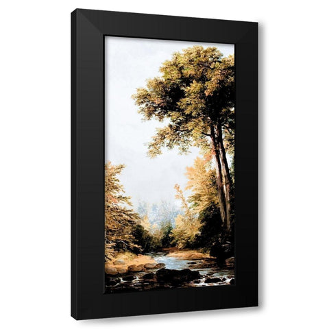 Hidden Creek Black Modern Wood Framed Art Print by Prime, Marcus