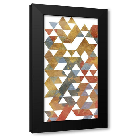 Geometric Principles Black Modern Wood Framed Art Print with Double Matting by Prime, Marcus