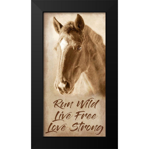 Live Free 1 Black Modern Wood Framed Art Print by Prime, Marcus