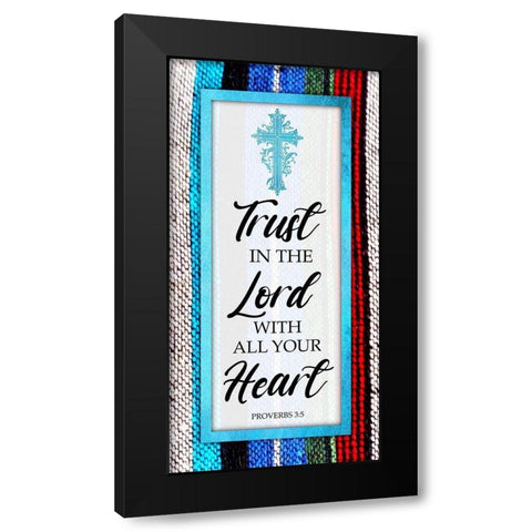 Lords Heart Black Modern Wood Framed Art Print with Double Matting by Prime, Marcus