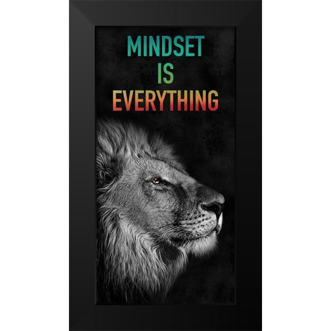 Mindset Black Modern Wood Framed Art Print by Prime, Marcus