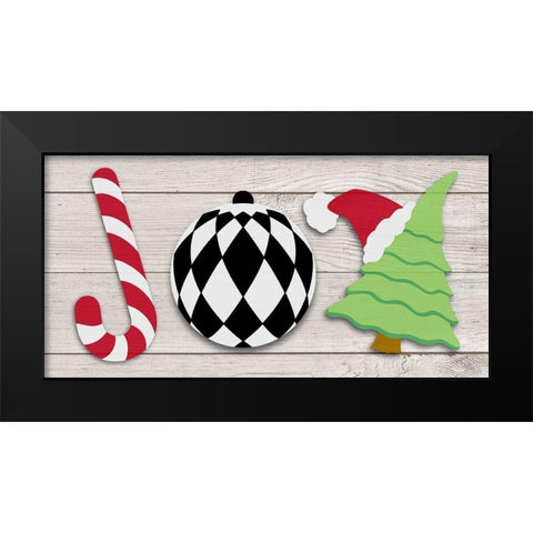 Seasonal Joy Black Modern Wood Framed Art Print by Prime, Marcus