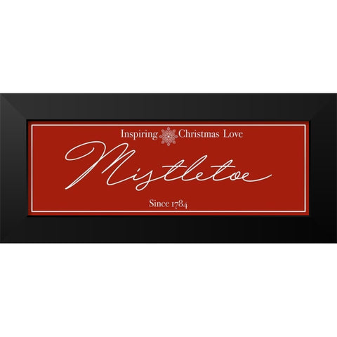 Mistletoe Love 1 Black Modern Wood Framed Art Print by Prime, Marcus