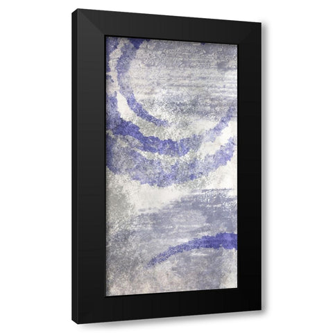 Vanishing Swirls 2 Black Modern Wood Framed Art Print with Double Matting by Prime, Marcus