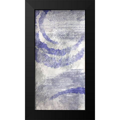 Vanishing Swirls 2 Black Modern Wood Framed Art Print by Prime, Marcus