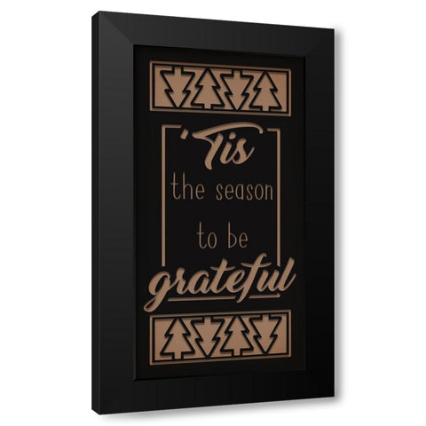 Grateful Season Black Modern Wood Framed Art Print by Prime, Marcus