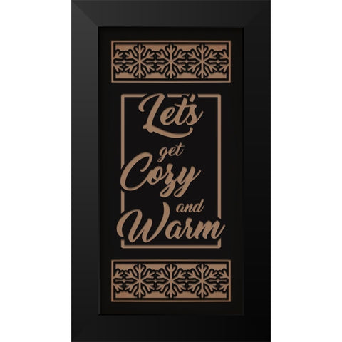 Cozy And Warm Black Modern Wood Framed Art Print by Prime, Marcus