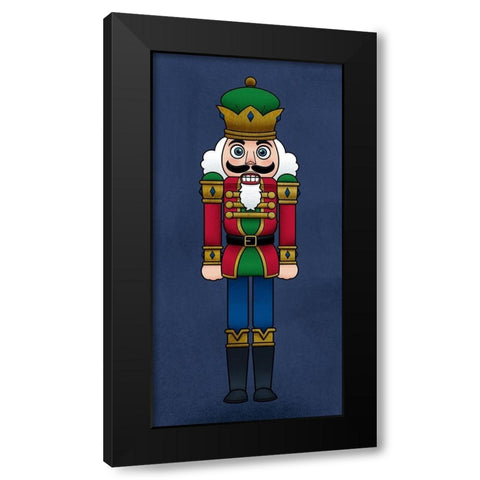 Nutcracker Prince Black Modern Wood Framed Art Print by Prime, Marcus