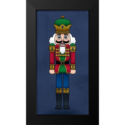 Nutcracker Prince Black Modern Wood Framed Art Print by Prime, Marcus