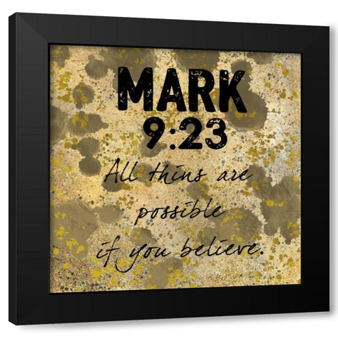 Possible Belief Black Modern Wood Framed Art Print with Double Matting by Prime, Marcus
