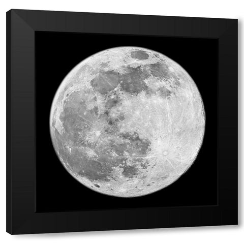 To The Moon 2 Black Modern Wood Framed Art Print with Double Matting by Prime, Marcus