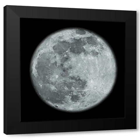 To The Moon 4 Black Modern Wood Framed Art Print by Prime, Marcus
