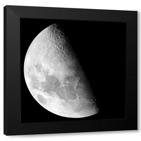 Half Way To The Moon Black Modern Wood Framed Art Print by Prime, Marcus