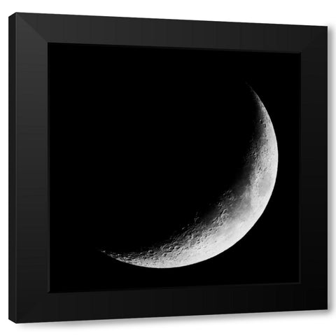 Dark Side Of The Moon Black Modern Wood Framed Art Print by Prime, Marcus