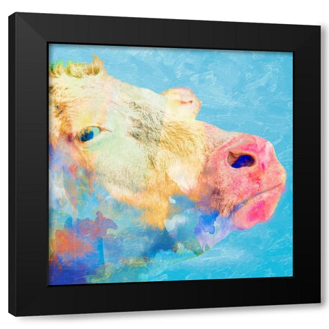 Summer Time Angus Black Modern Wood Framed Art Print with Double Matting by Prime, Marcus