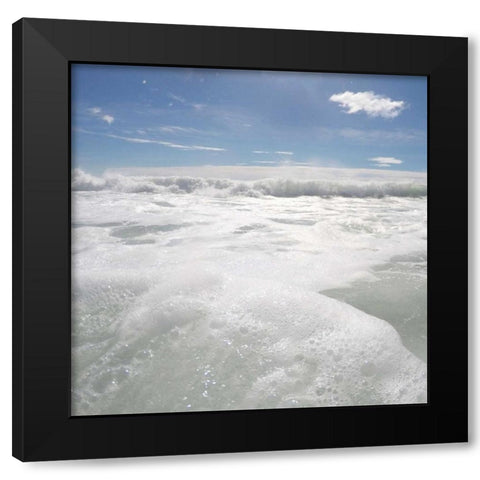 Bubbles In The Sea 1 Black Modern Wood Framed Art Print by Prime, Marcus