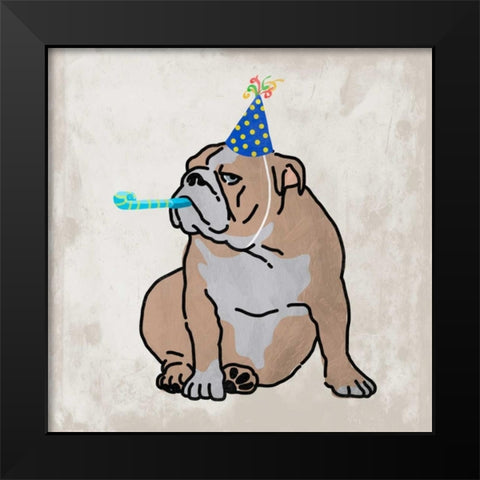 Life Of The Party 2 Black Modern Wood Framed Art Print by Prime, Marcus