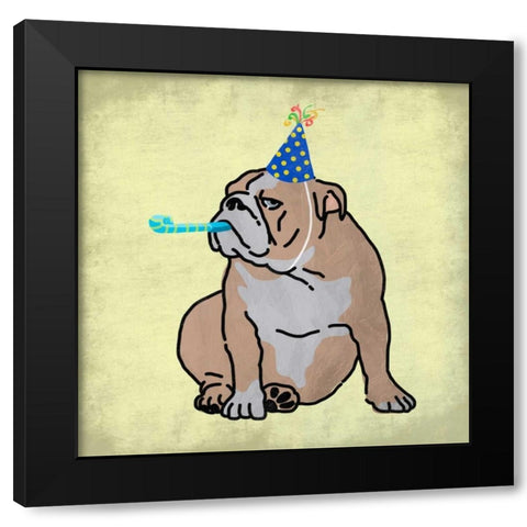 Life Of The Party Black Modern Wood Framed Art Print with Double Matting by Prime, Marcus