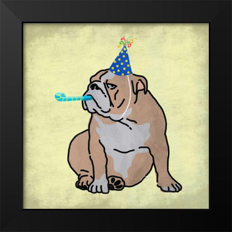 Life Of The Party Black Modern Wood Framed Art Print by Prime, Marcus