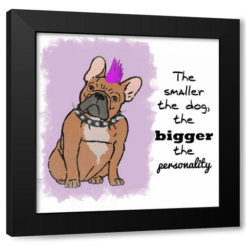 Big Personality Black Modern Wood Framed Art Print with Double Matting by Prime, Marcus