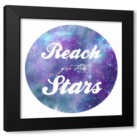 Reach For The Stars 1 Black Modern Wood Framed Art Print by Prime, Marcus