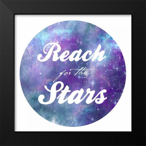 Reach For The Stars 1 Black Modern Wood Framed Art Print by Prime, Marcus