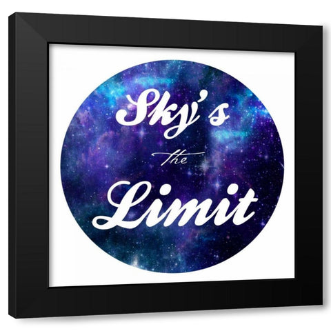 Skies The Limit Black Modern Wood Framed Art Print by Prime, Marcus