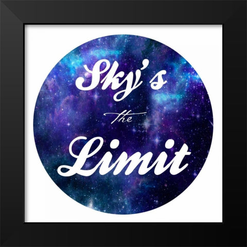 Skies The Limit Black Modern Wood Framed Art Print by Prime, Marcus