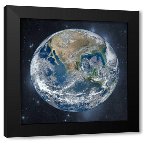 Earth Of Wonder 2 Black Modern Wood Framed Art Print with Double Matting by Prime, Marcus