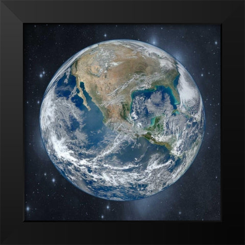 Earth Of Wonder 2 Black Modern Wood Framed Art Print by Prime, Marcus