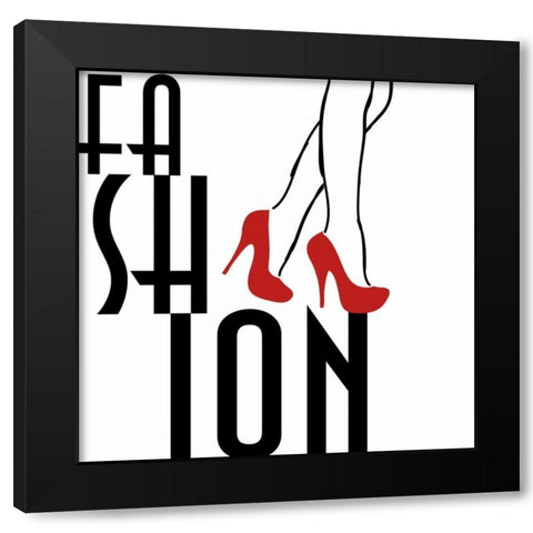 Fashion Strut Black Modern Wood Framed Art Print with Double Matting by Prime, Marcus