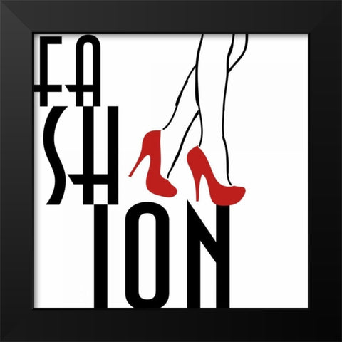 Fashion Strut Black Modern Wood Framed Art Print by Prime, Marcus