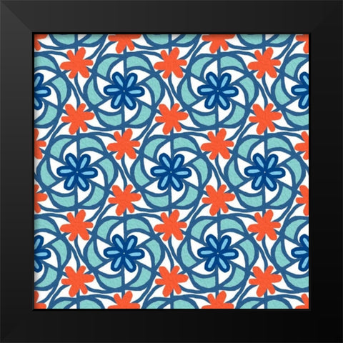 Mandala 2 Black Modern Wood Framed Art Print by Prime, Marcus