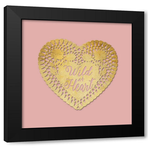 Wild At Heart Black Modern Wood Framed Art Print with Double Matting by Prime, Marcus