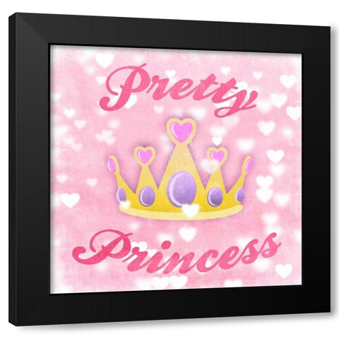 Pretty Princess Black Modern Wood Framed Art Print with Double Matting by Prime, Marcus
