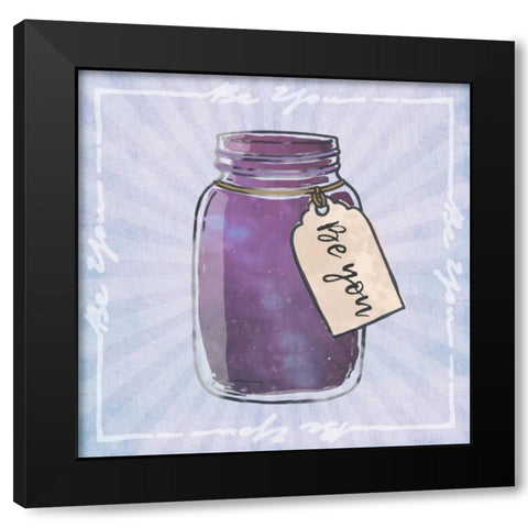 Jar Of Self Black Modern Wood Framed Art Print with Double Matting by Prime, Marcus