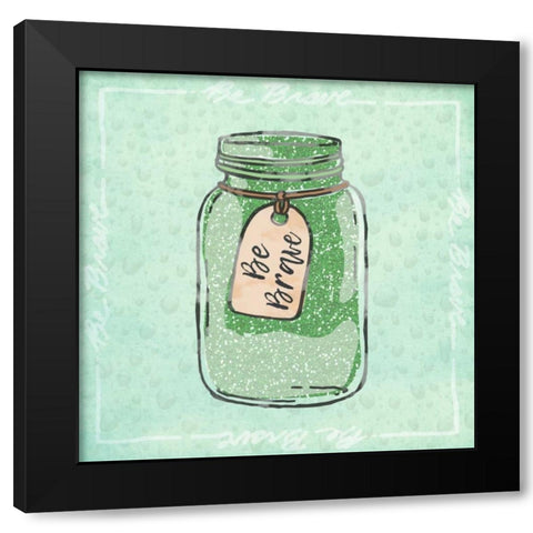 Jar Of Bravery Black Modern Wood Framed Art Print with Double Matting by Prime, Marcus