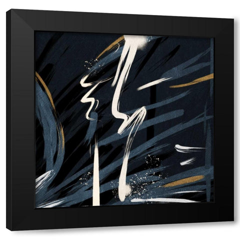 Hectic Desire Black Modern Wood Framed Art Print with Double Matting by Prime, Marcus