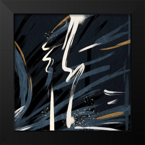 Hectic Desire Black Modern Wood Framed Art Print by Prime, Marcus