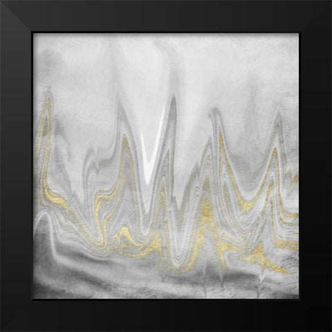 Twisted Reality Black Modern Wood Framed Art Print by Prime, Marcus