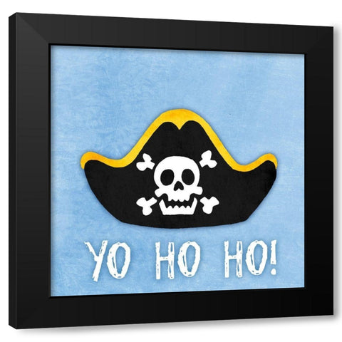 Yo Ho Ho Black Modern Wood Framed Art Print with Double Matting by Prime, Marcus