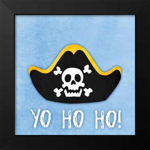 Yo Ho Ho Black Modern Wood Framed Art Print by Prime, Marcus