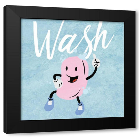 Soap Dance Black Modern Wood Framed Art Print by Prime, Marcus