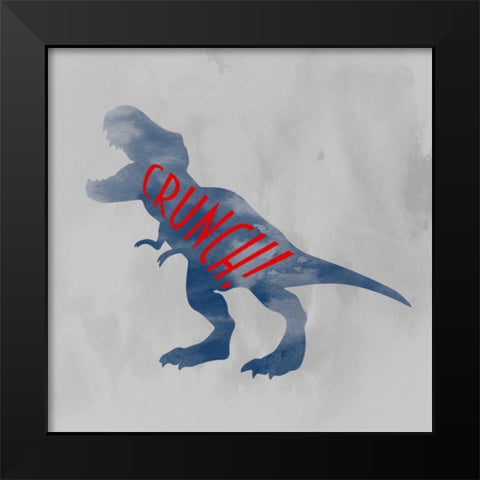 Prehistoric Rawr 2 Black Modern Wood Framed Art Print by Prime, Marcus