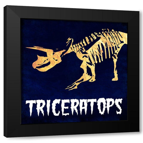 Golden Bones 2 Black Modern Wood Framed Art Print by Prime, Marcus