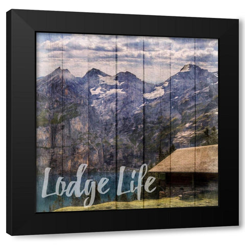 Lodge Dreams Black Modern Wood Framed Art Print by Prime, Marcus