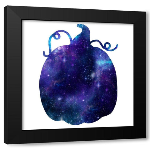 Celestial Pumpkin Black Modern Wood Framed Art Print with Double Matting by Prime, Marcus